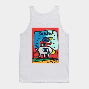 So What Graffiti Art Duck Tank Top